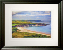 Co Antrim - Whitepark Bay and Benbane Head Frame Black Moulded 60x47.5