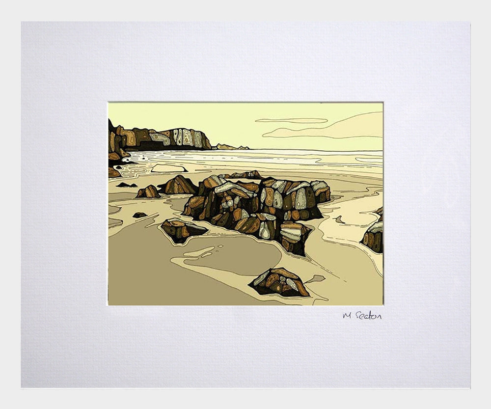 Whitepark Bay-16 x 11.5- White Frame