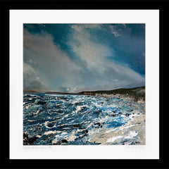 Print - Whiterock Beach Black Frame