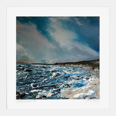 Print - Whiterock Beach White Frame