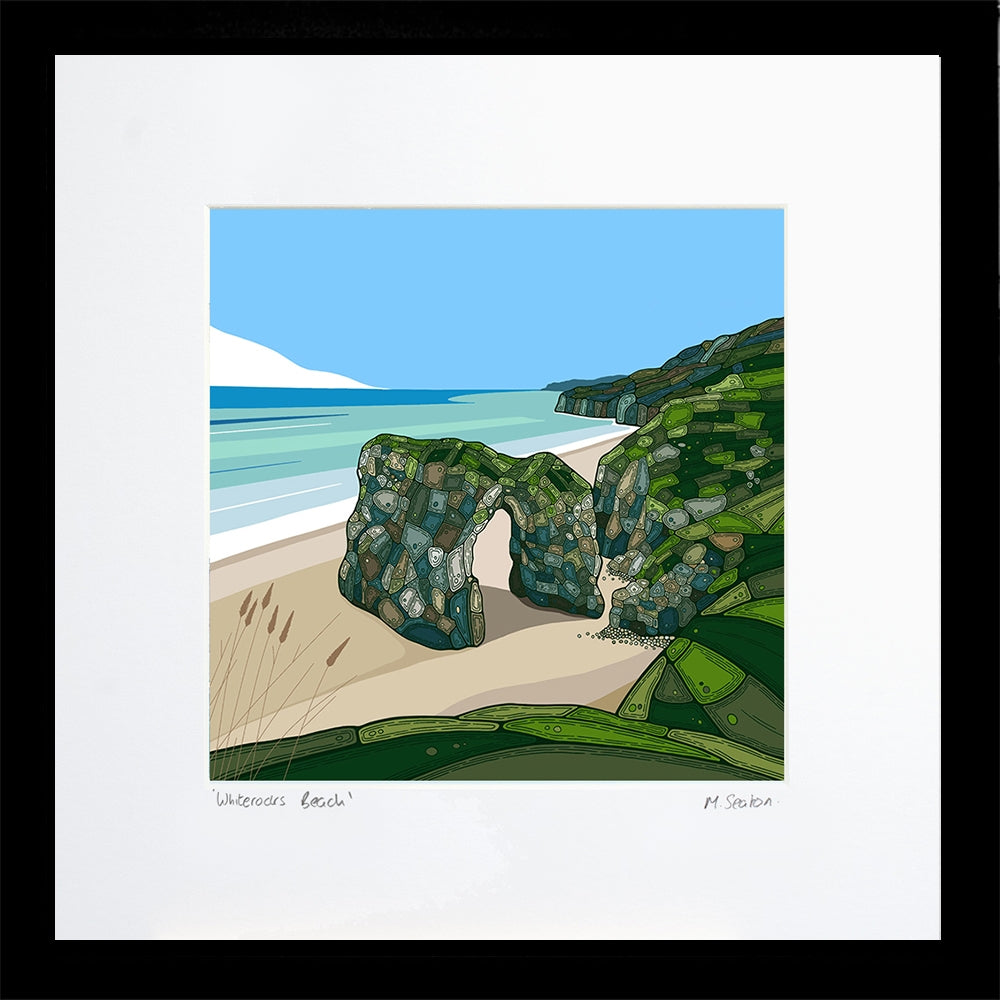 Series 2 - Whiterocks Beach - Black Box Frame