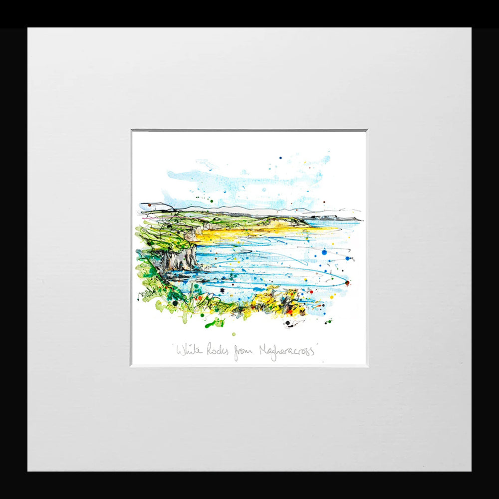 Print Open Edition Landscape - Whiterocks From Magheracross