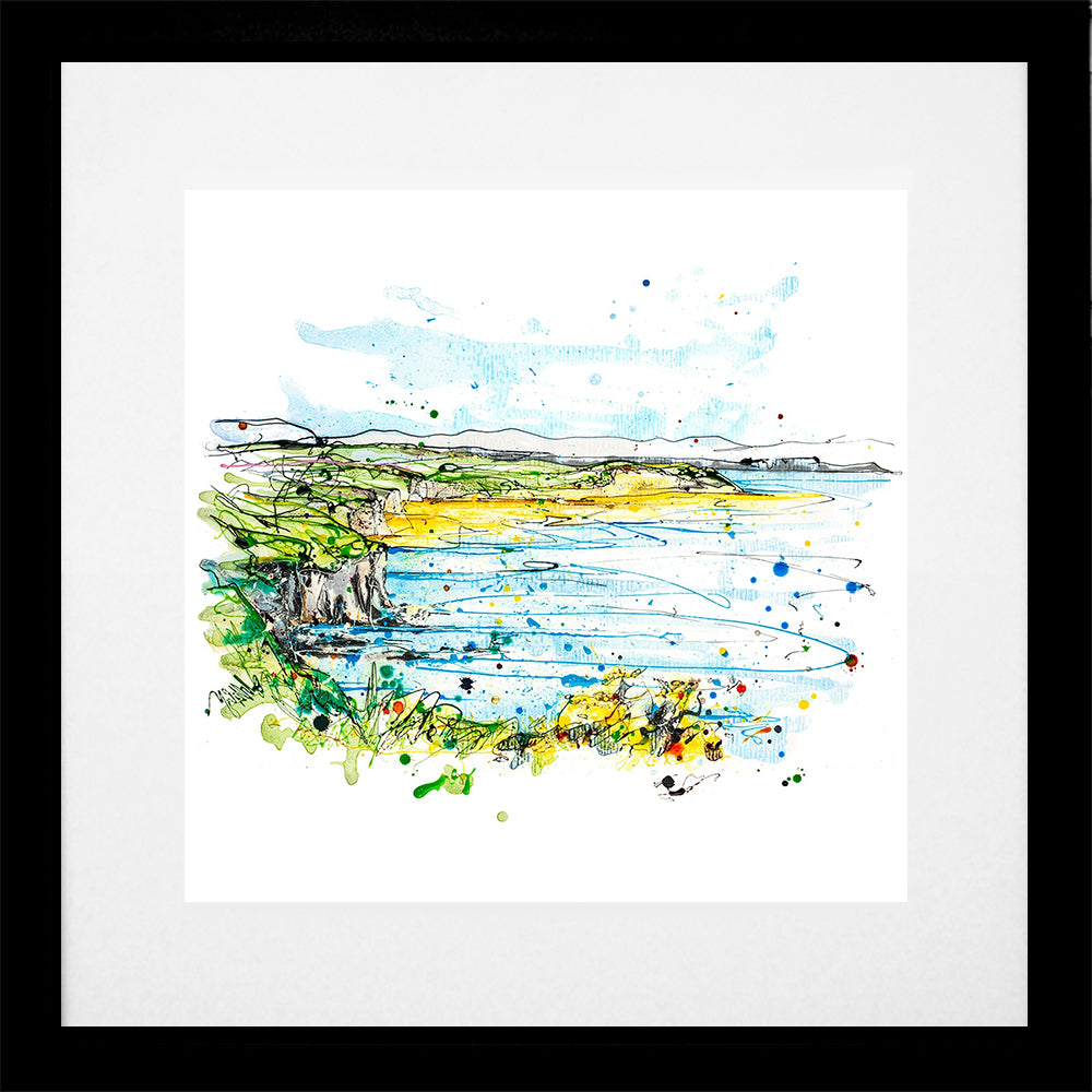 Print Open Edition Landscape - Whiterocks From Magheracross