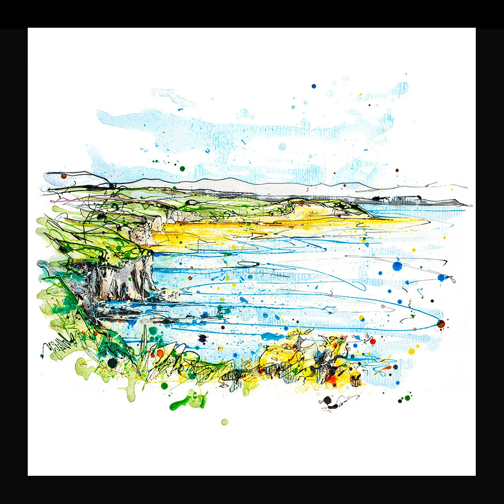 Print Open Edition Landscape - Whiterocks From Magheracross