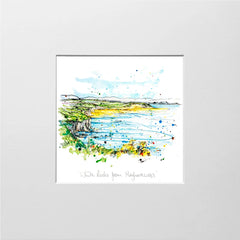 Print Open Edition Landscape - Whiterocks From Magheracross-12 x 12-Unframed