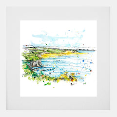 Print Open Edition Landscape - Whiterocks From Magheracross