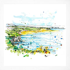 Print Open Edition Landscape - Whiterocks From Magheracross