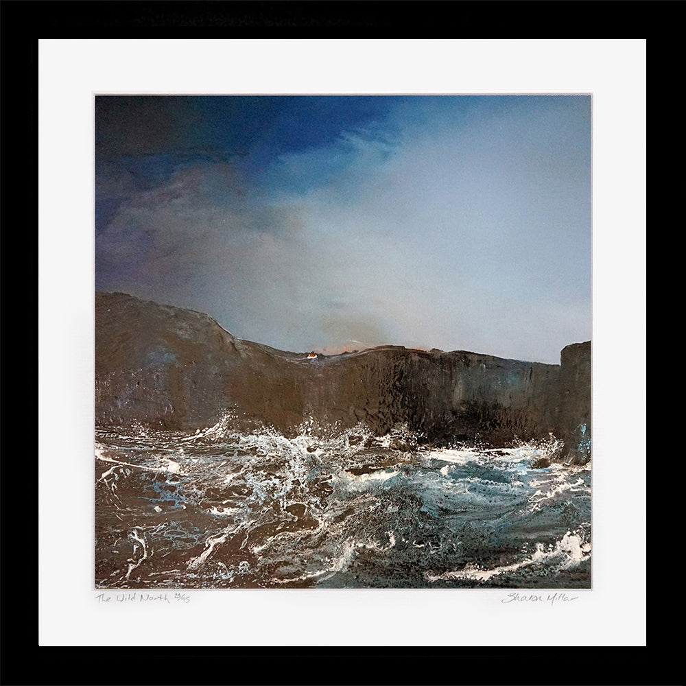 Print - The Wild North Black Frame