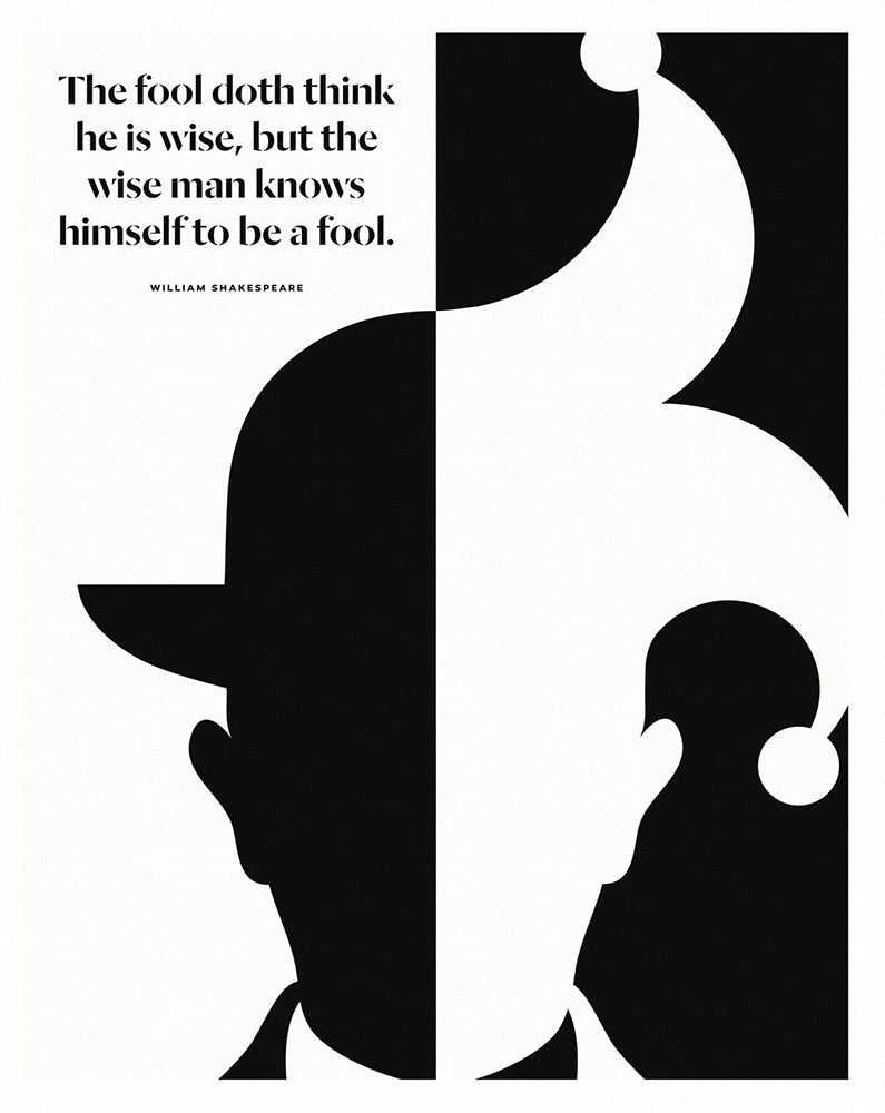 William Shakespeare - Fool-28 x 35.5-Unframed