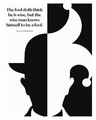 William Shakespeare - Fool-28 x 35.5-Unframed