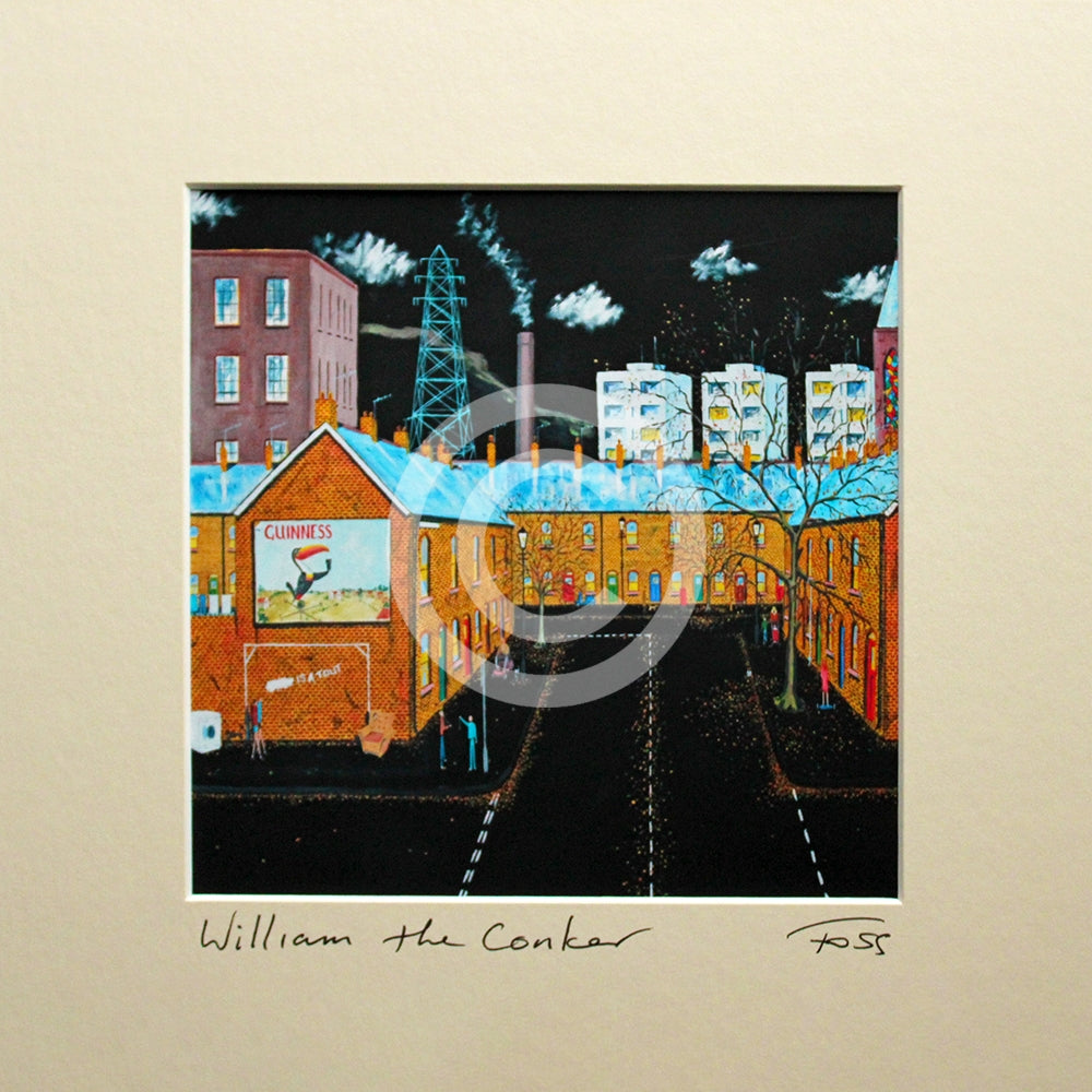 Print - William The Conker 25 x 15-Unframed