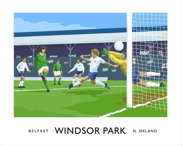 Belfast - Windsor Park-70 x 50-Unframed
