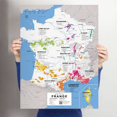 Wine Map - France