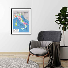 Wine Map - Italy