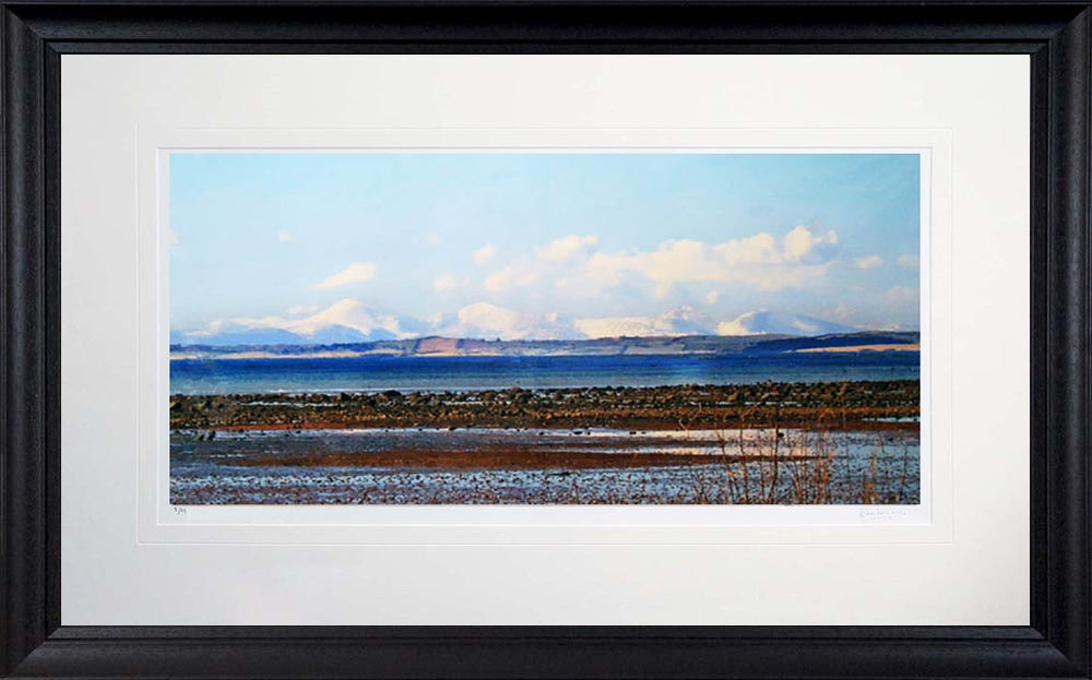 Co Down - Winter Glory The Mournes From Greyabbey Frame Black Moulded 71X45