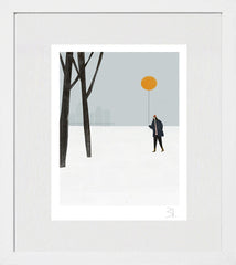 Winter Sun White Frame