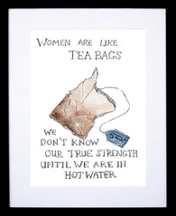 Drinks Tea Frame Black