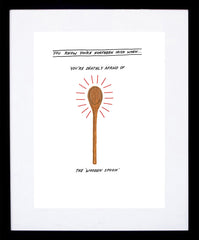 Northern Irish - Wooden Spoon Black Frame