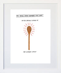 Northern Irish - Wooden Spoon White Frame