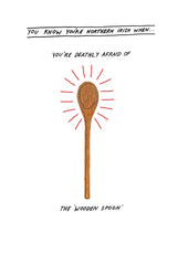 Northern Irish - Wooden Spoon Unframed