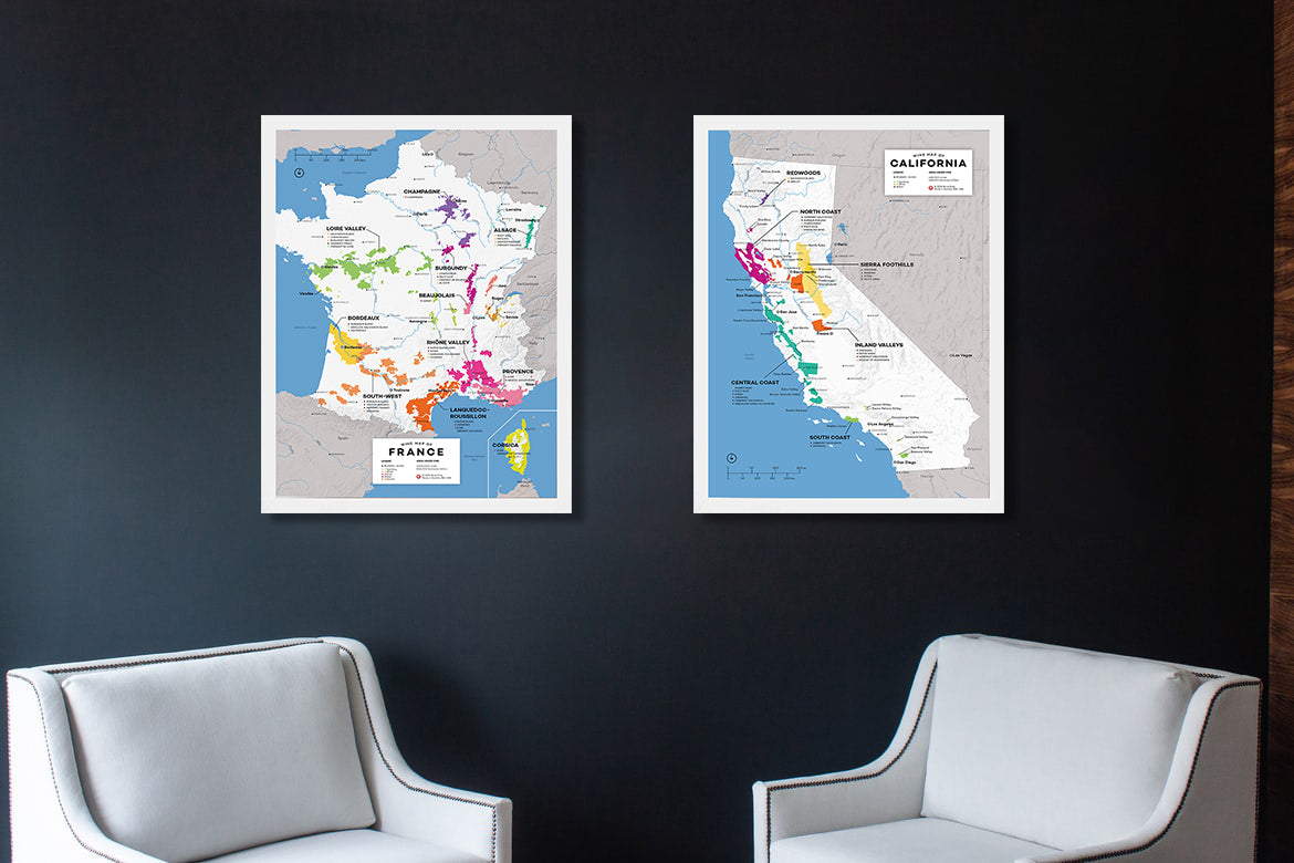 Wine Map - France