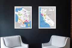 Wine Map - France