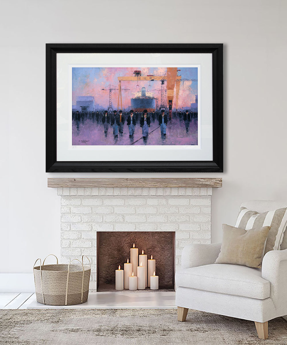 Print - Yardmen And Cranes