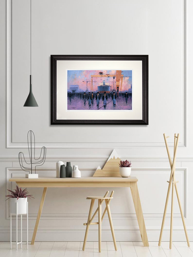 Print - Yardmen And Cranes