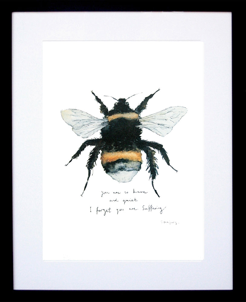 Animals Insect - You are so Brave Frame Black