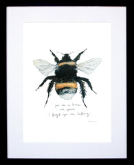 Animals Insect - You are so Brave Frame Black