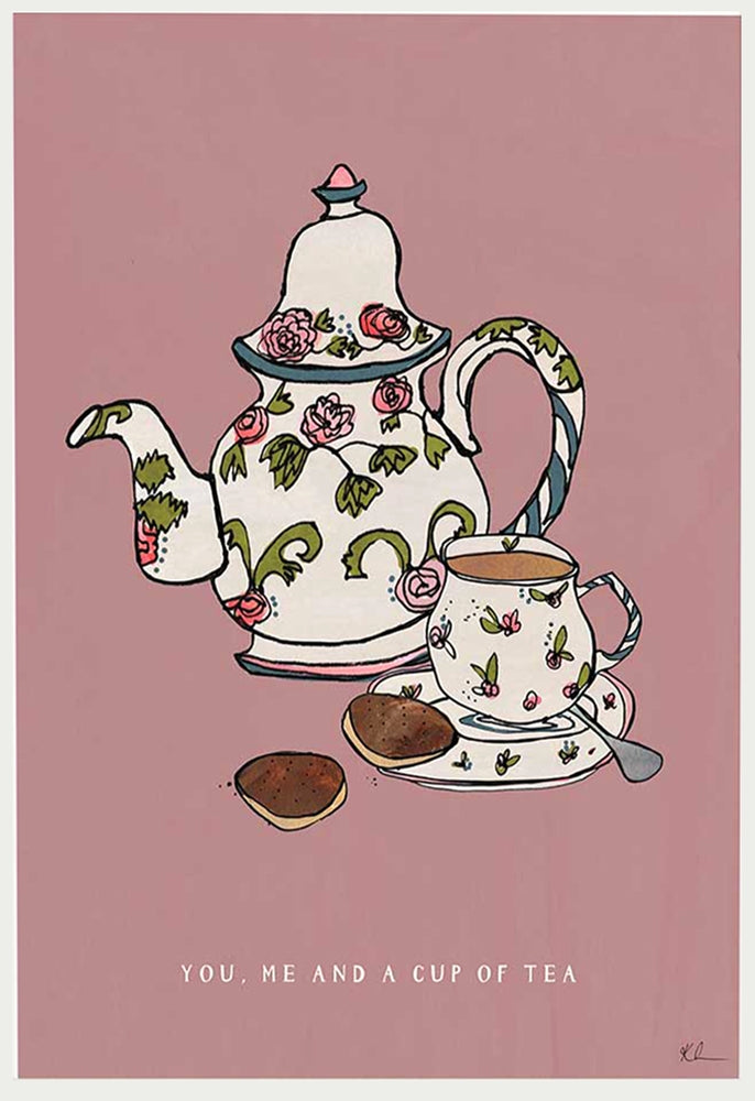 You, Me And A Cuppa Tea Unframed