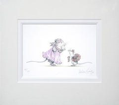 Miss Lily Tells Angelina That She Is A Good Little Dancer Artist Proof-Available In One Size Only-Unframed
