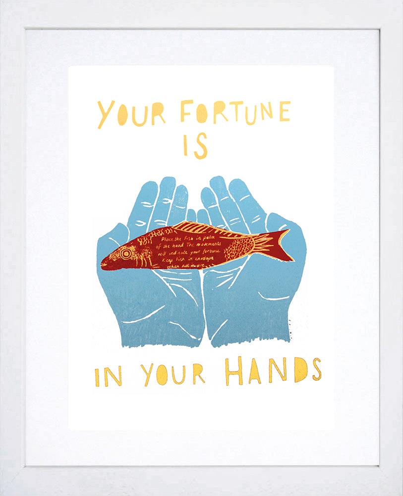 Other - Your Fortune Is In Your Hands White Frame