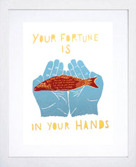 Other - Your Fortune Is In Your Hands White Frame