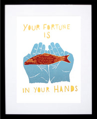 Other - Your Fortune Is In Your Hands Black Frame