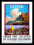 Ireland Co Antrim - Giant's Causeway Cunard Steamers (FB) 30x40