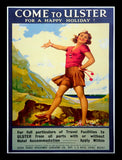 Ireland Other - Come To Ulster-30 x 40-Black Box Frame