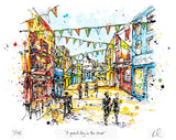 Print The Ireland Collection - A Grand Day In The Street - Limited Edition