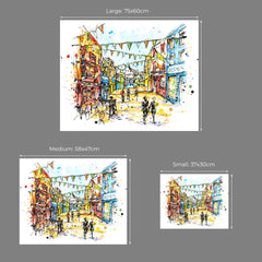 Print Ltd Edition The Ireland Collection - A Grand Day In The Street