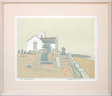 Linocut Print - Co Antrim Ballintoy Church 2017