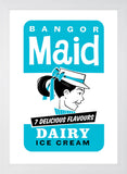 Bangor Maid Blue & White