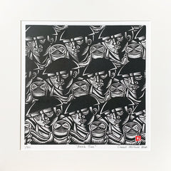 Linoprint - Beer Time