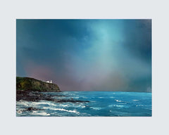 Print  - Black Head Lighthouse