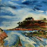 Print - Brompton towards the Coastal Path