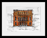 Sketchbook On Paper - Central Library, Belfast