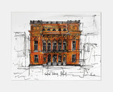 Sketchbook On Paper - Central Library, Belfast