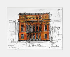 Sketchbook On Paper - Central Library, Belfast