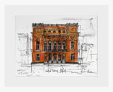 Sketchbook On Paper - Central Library, Belfast