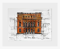 Sketchbook On Paper - Central Library, Belfast