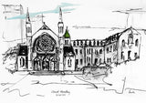 Sketchbook On Paper - Clonard Monastery Falls Road, Belfast